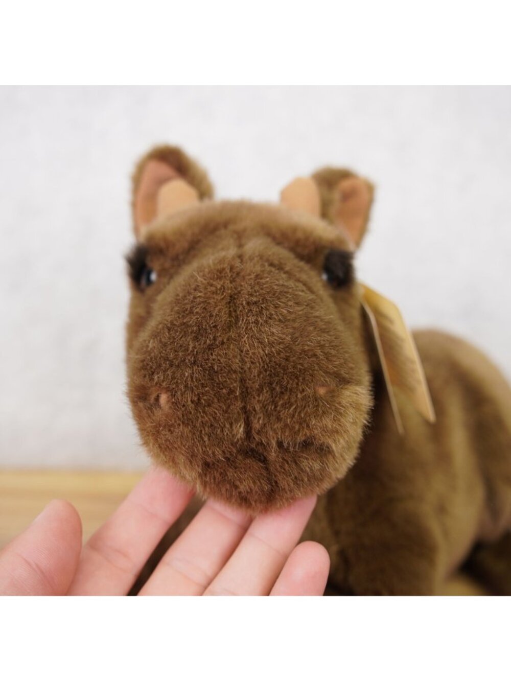 Dakin Brown Soft Mannie Moose Huggables Plush Stuffed Toy Friend 15" NWT - Picture 5 of 13